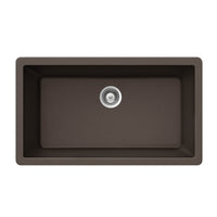 Thumbnail for Houzer Quartztone 33 inch Granite Composite Undermount Single Bowl Kitchen Sink