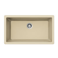 Thumbnail for Houzer Quartztone 33 inch Granite Composite Undermount Single Bowl Kitchen Sink