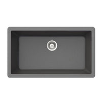 Thumbnail for Houzer Quartztone 33 inch Granite Composite Undermount Single Bowl Kitchen Sink