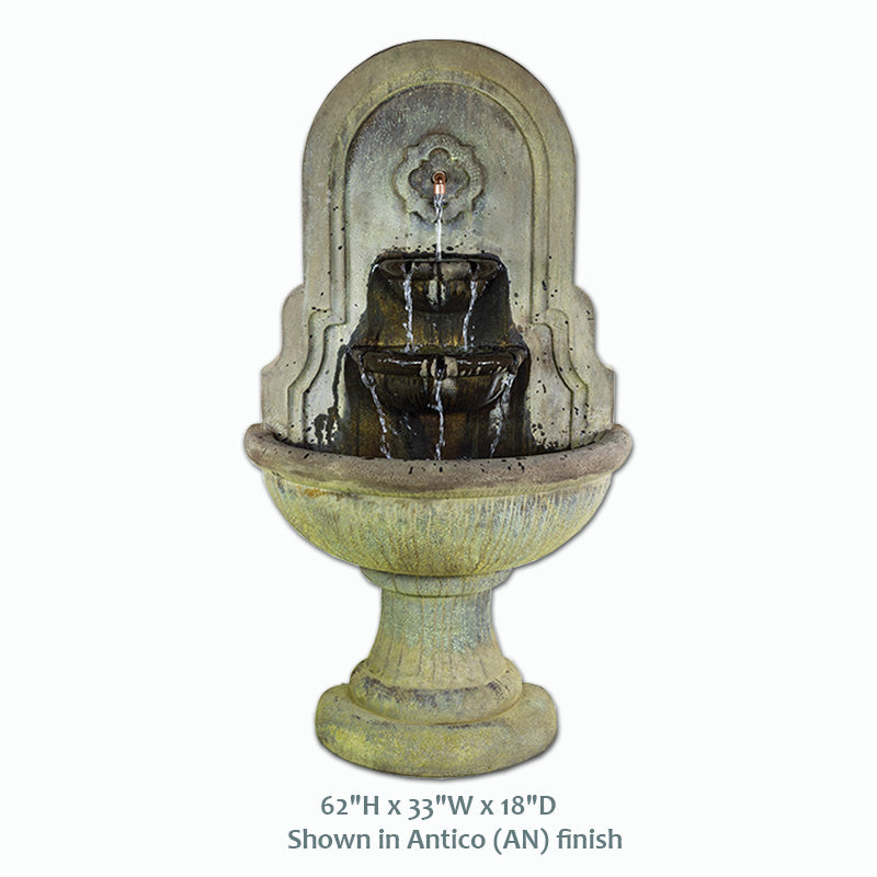 Giannini Vienne Wall Fountain – Timeless Elegance with Cascading Tranquility