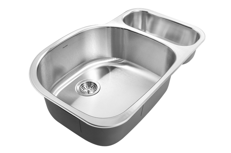 Houzer Medallion 32" Stainless Steel Undermount Double Small Bowl Kitchen Sink, Nested 20-Pack