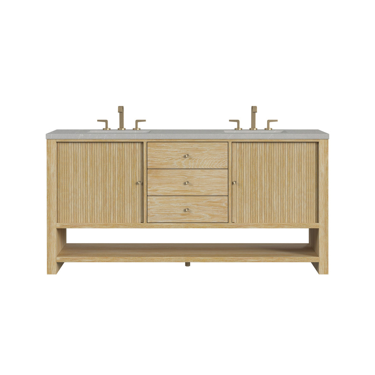 James Martin 72" Marigot Double Vanity - Luxe Bathroom Vanities