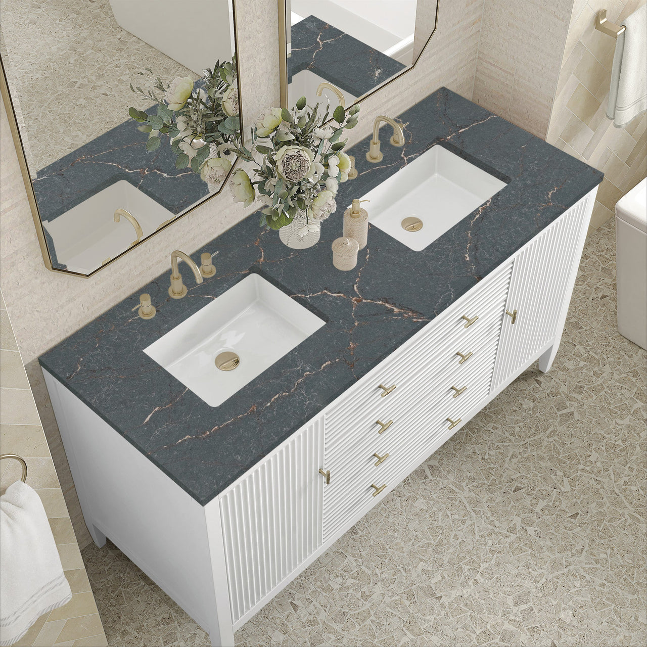 James Martin 60" Myrrin Double Vanity