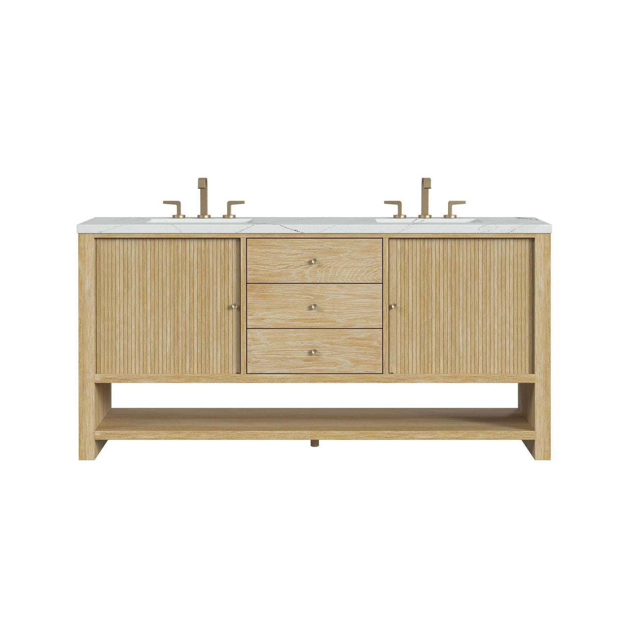 James Martin 72" Marigot Double Vanity - Luxe Bathroom Vanities