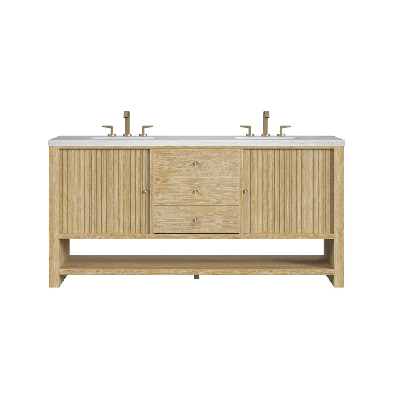 James Martin 72" Marigot Double Vanity - Luxe Bathroom Vanities