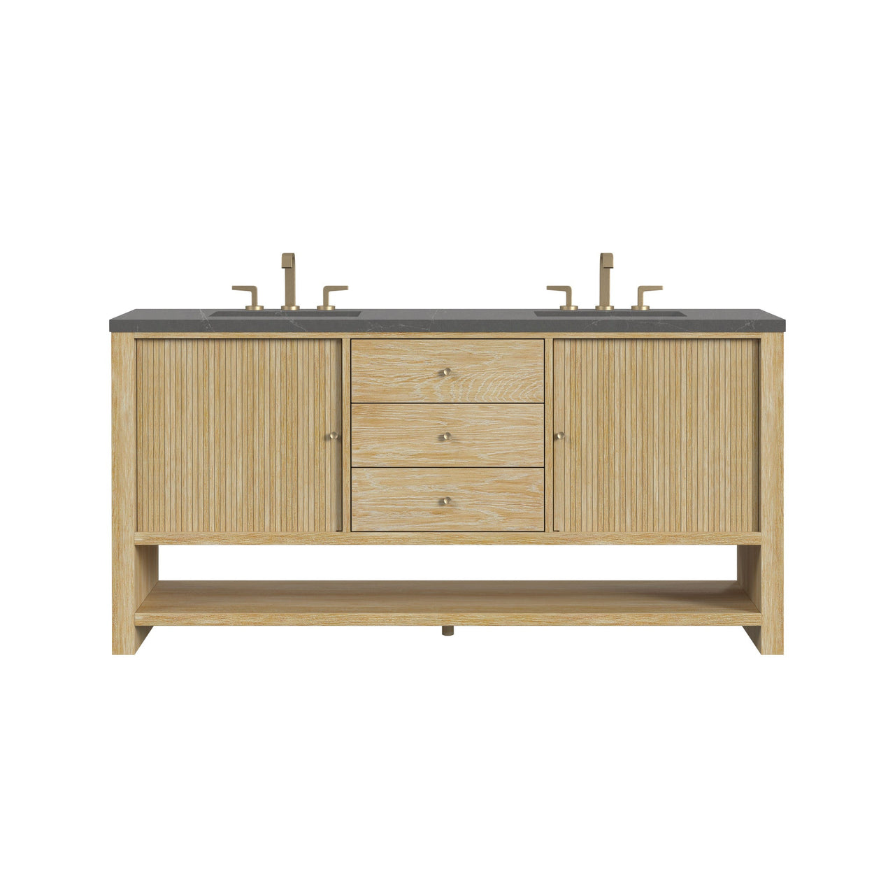 James Martin 72" Marigot Double Vanity - Luxe Bathroom Vanities
