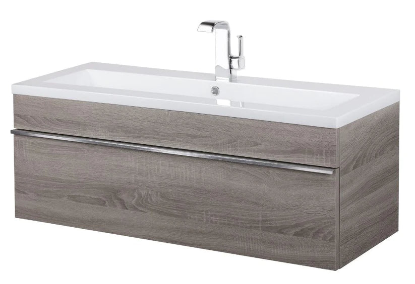 Trough Collection 42" Wall Mount Modern Bathroom Vanity