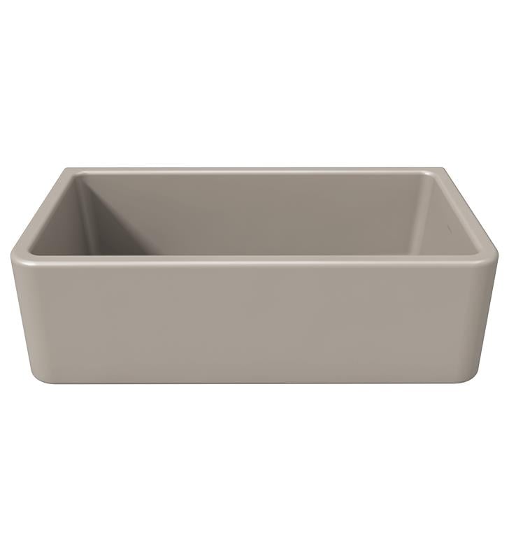 LaToscana 33" Single Bowl Reversible Fireclay Farmhouse Kitchen Sink