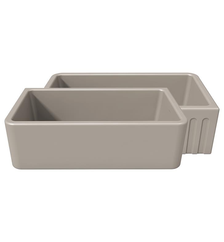 LaToscana 33" Single Bowl Reversible Fireclay Farmhouse Kitchen Sink