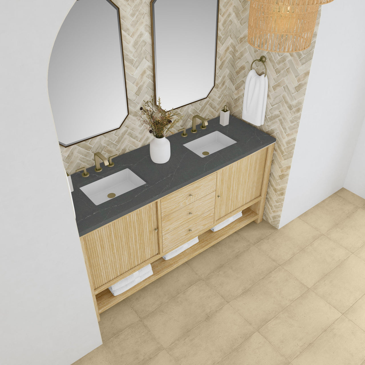 James Martin 72" Marigot Double Vanity - Luxe Bathroom Vanities