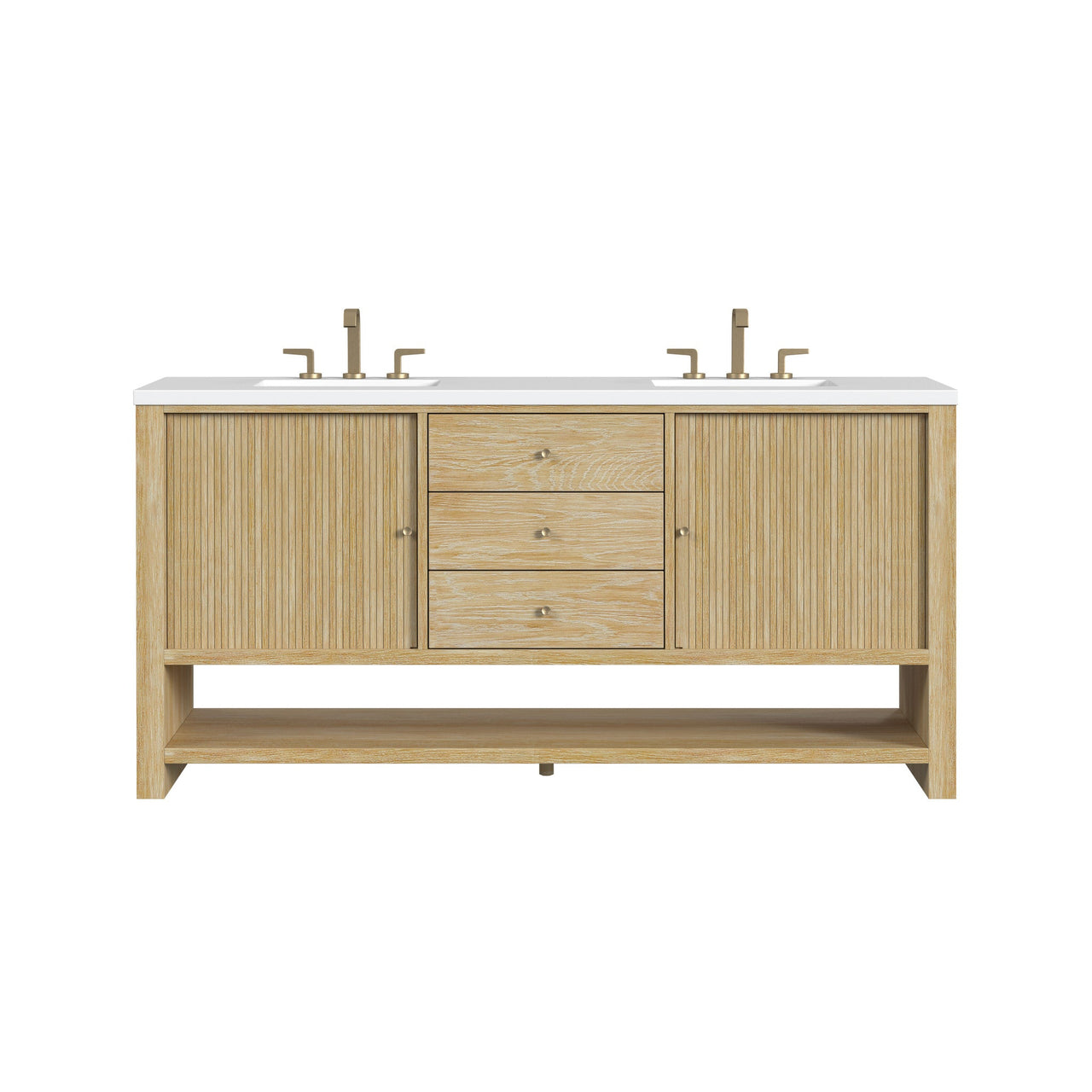 James Martin 72" Marigot Double Vanity - Luxe Bathroom Vanities