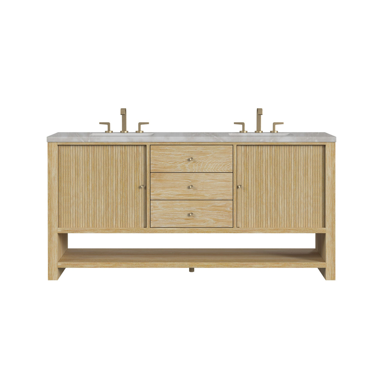James Martin 72" Marigot Double Vanity - Luxe Bathroom Vanities