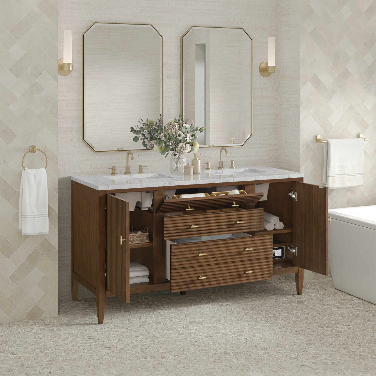 James Martin 60" Myrrin Double Vanity