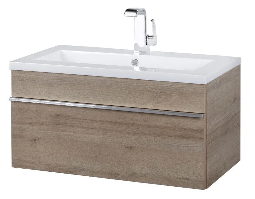 Trough Collection 30" Wall Mount Modern Bathroom Vanity