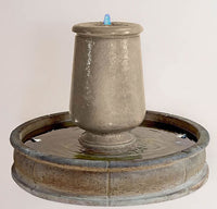 Thumbnail for Planum Urna Outdoor Fountain – Modern Elegance in Cast Stone