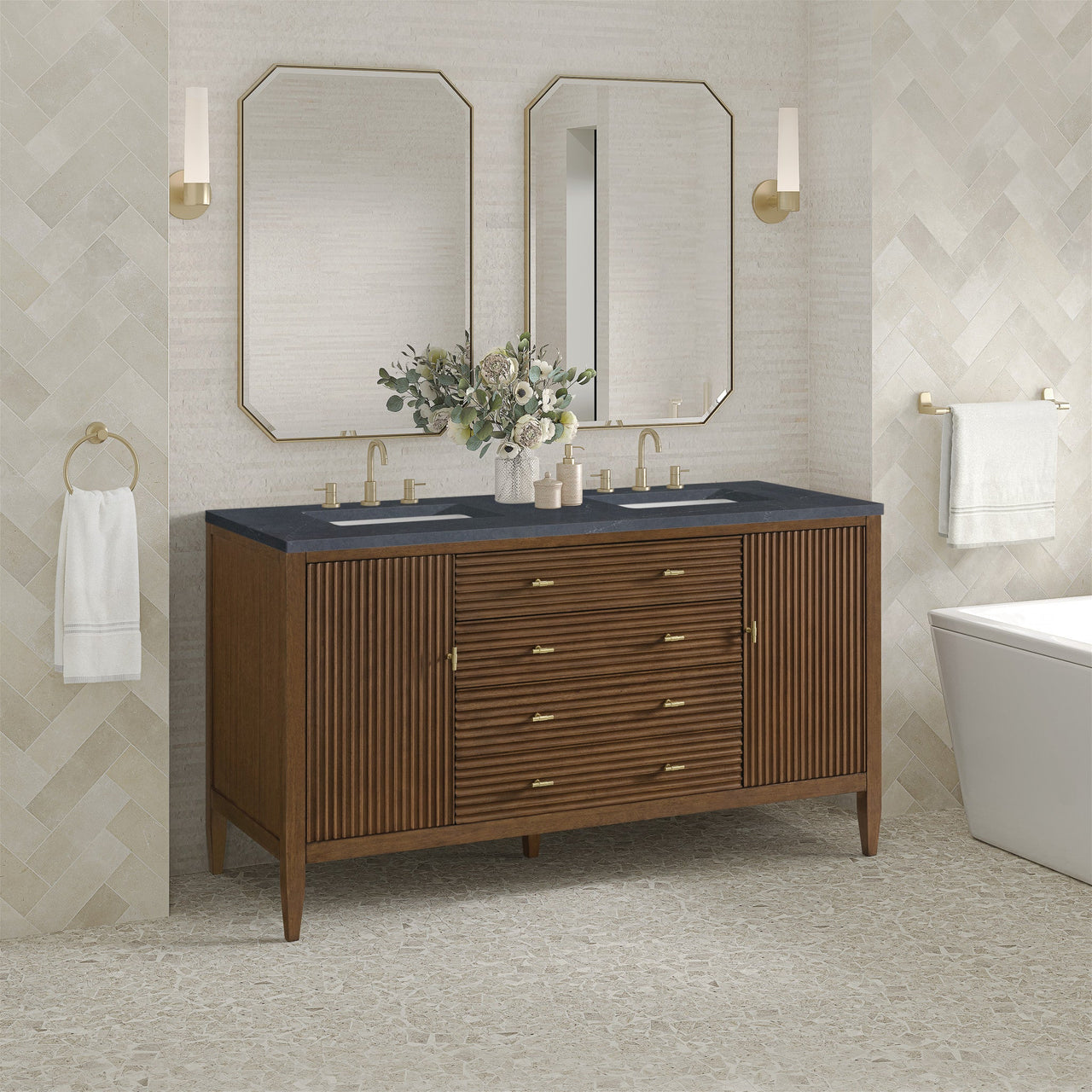 James Martin 60" Myrrin Double Vanity