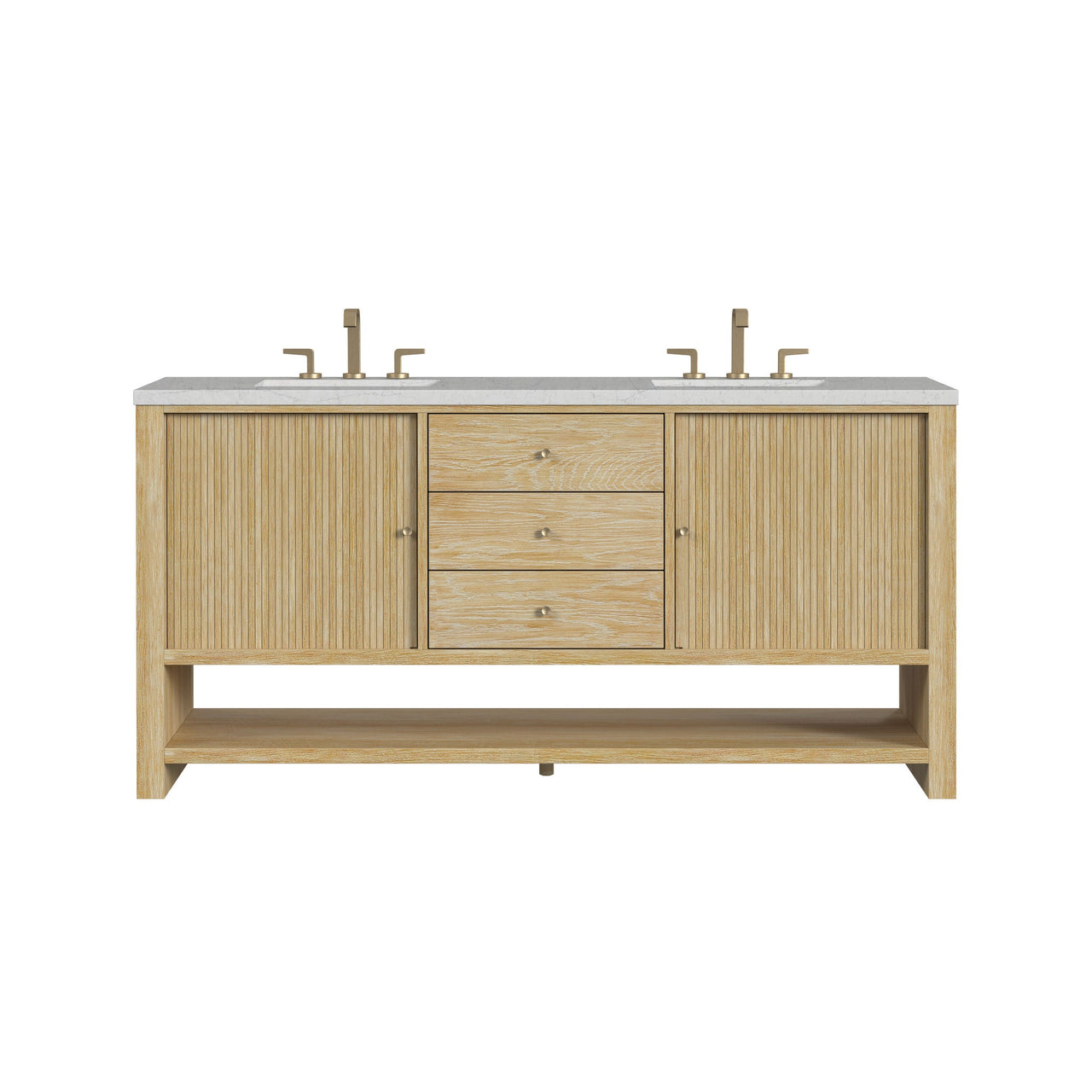 James Martin 72" Marigot Double Vanity - Luxe Bathroom Vanities