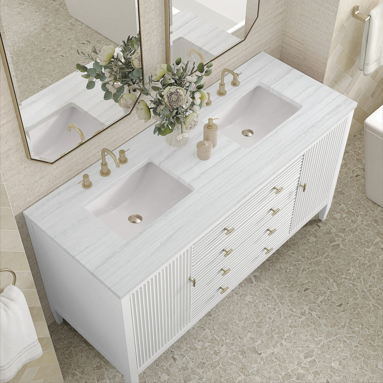 James Martin 60" Myrrin Double Vanity