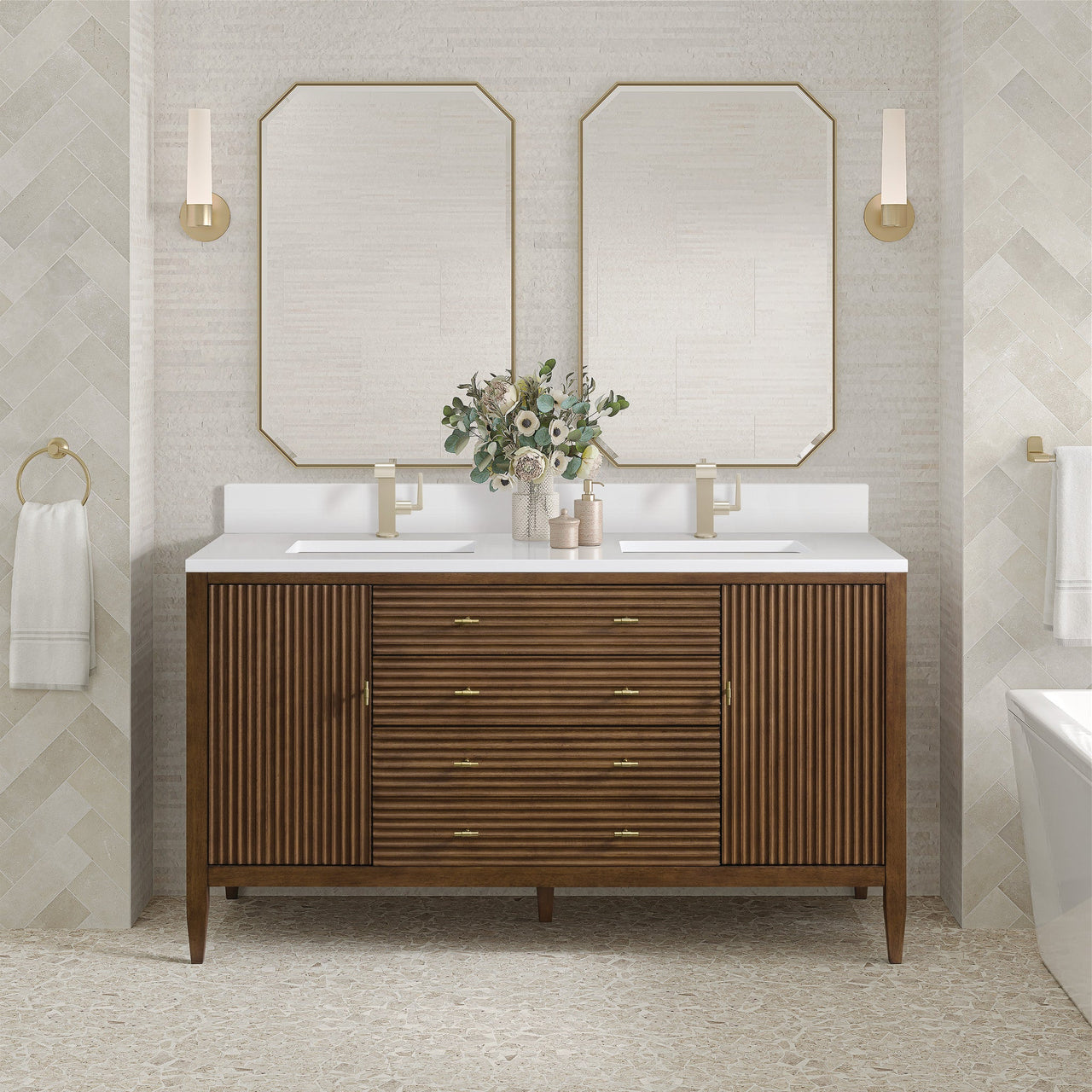 James Martin 60" Myrrin Double Vanity