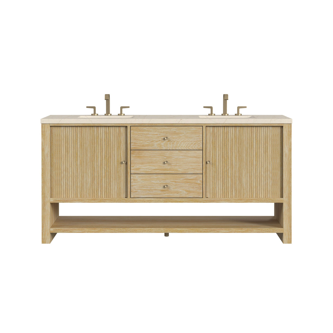 James Martin 72" Marigot Double Vanity - Luxe Bathroom Vanities