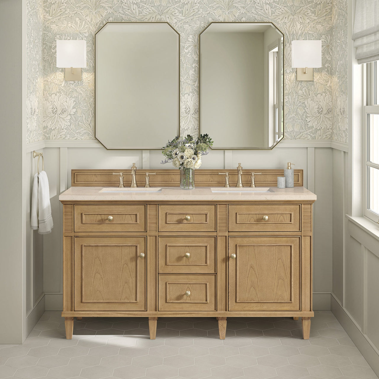 James Martin 60" Lorelai Double Vanity