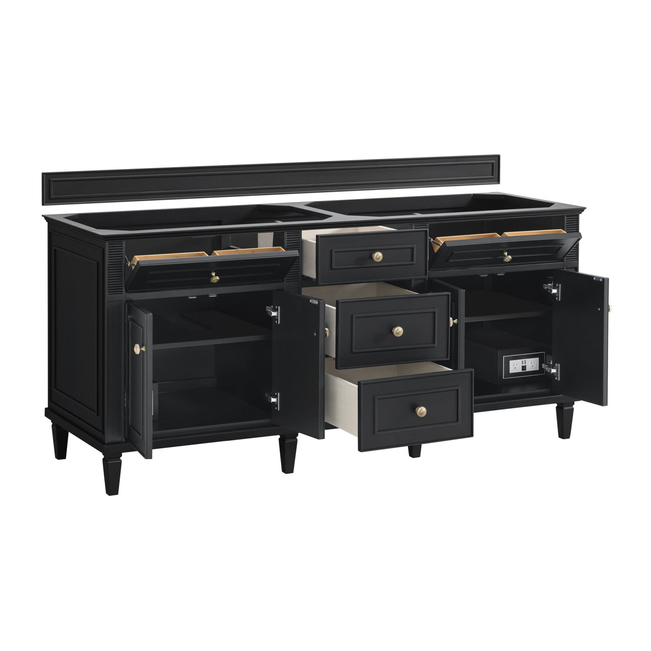 James Martin Lorelai 72" Double Vanity - Luxe Bathroom Vanities