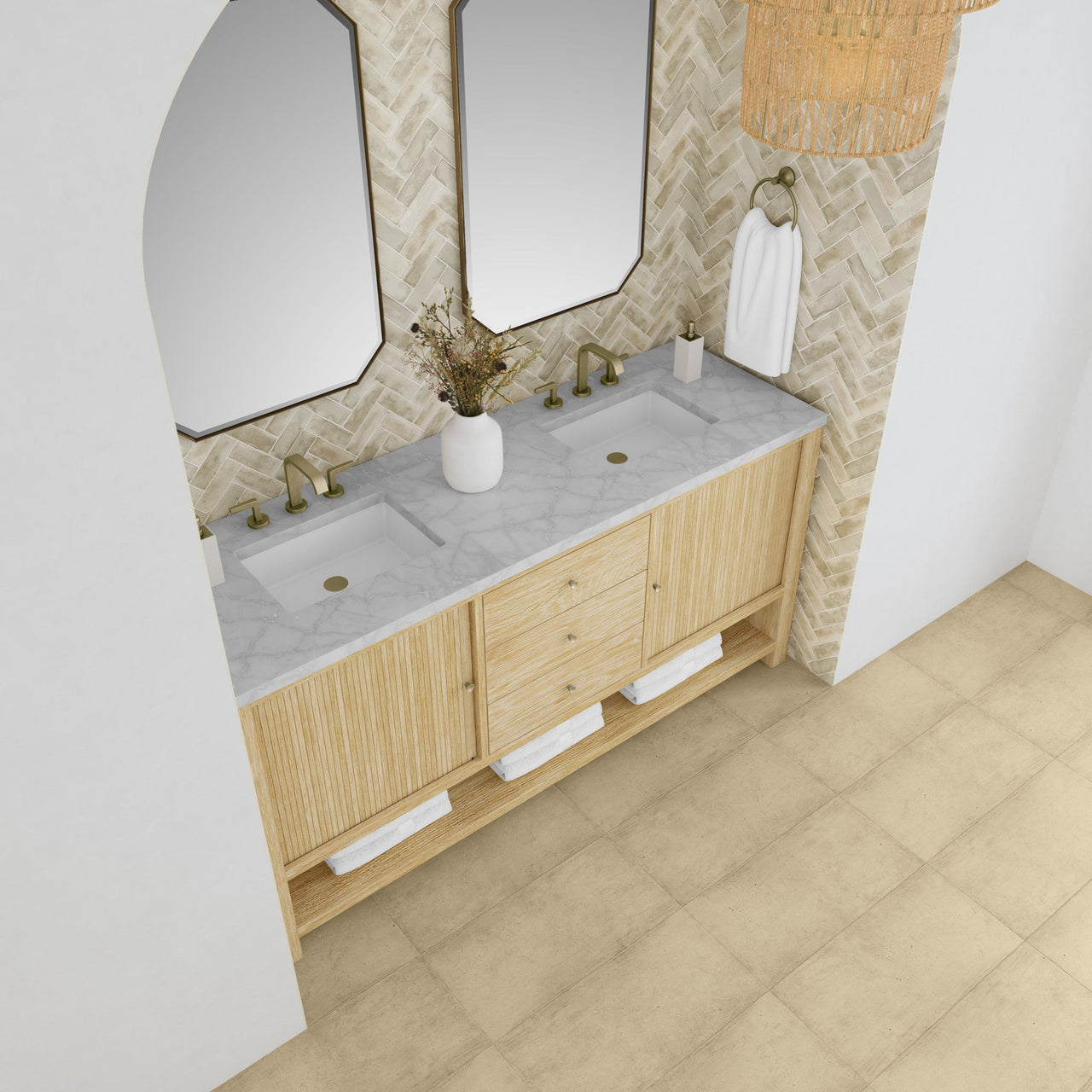 James Martin 72" Marigot Double Vanity - Luxe Bathroom Vanities