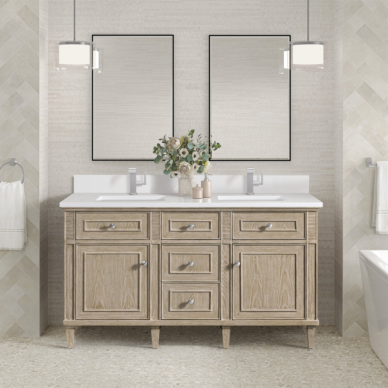 James Martin 60" Lorelai Double Vanity