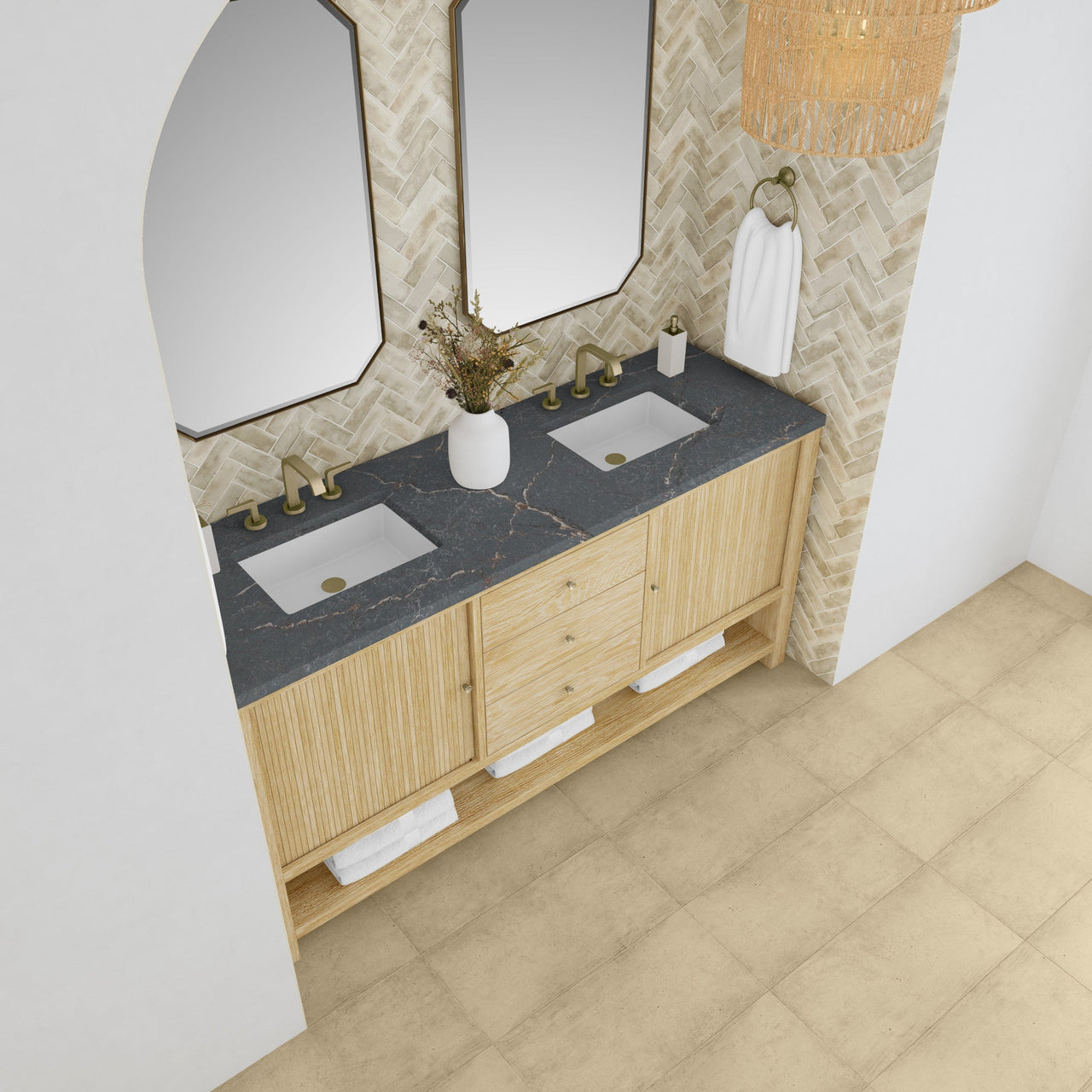 James Martin 72" Marigot Double Vanity - Luxe Bathroom Vanities