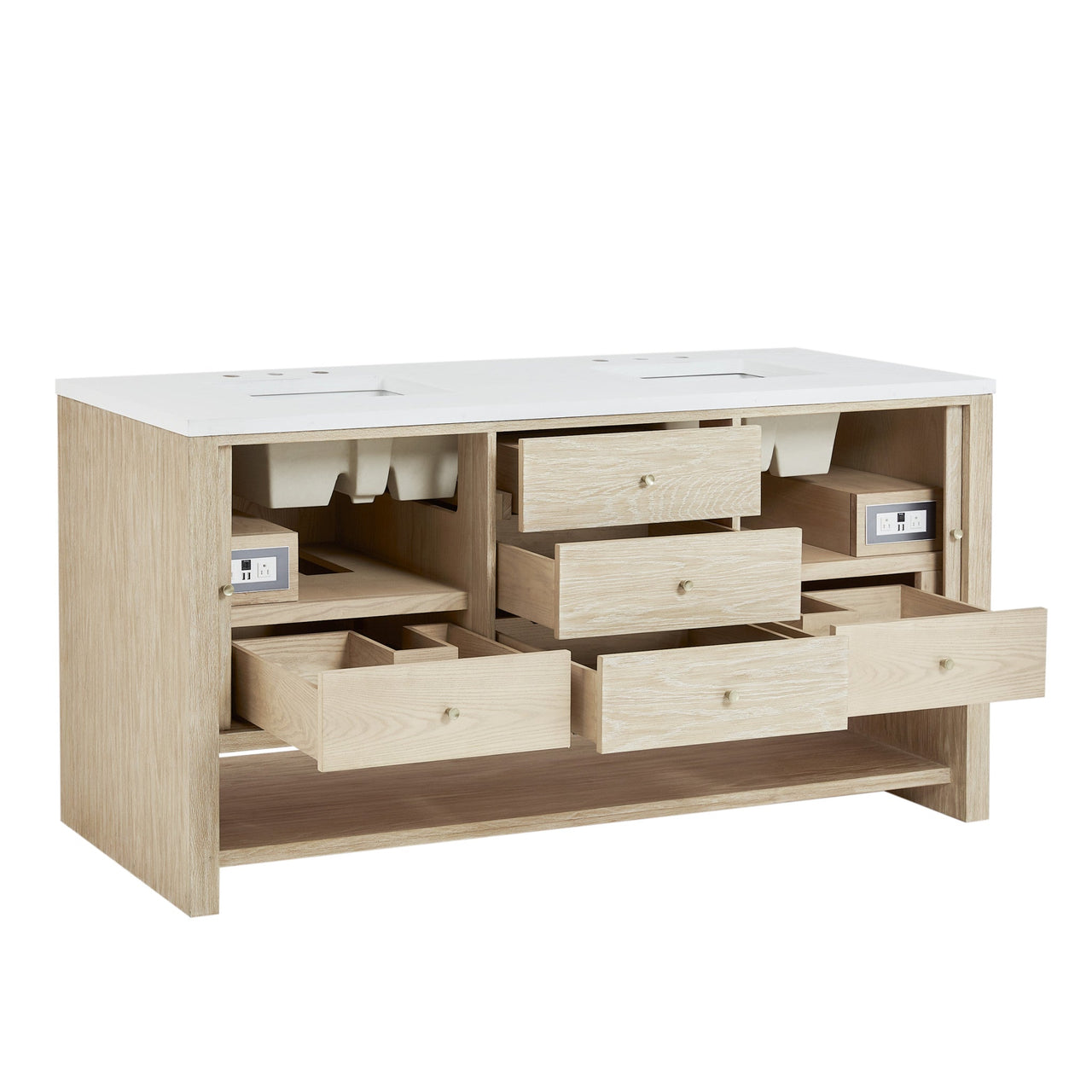 James Martin 72" Marigot Double Vanity - Luxe Bathroom Vanities