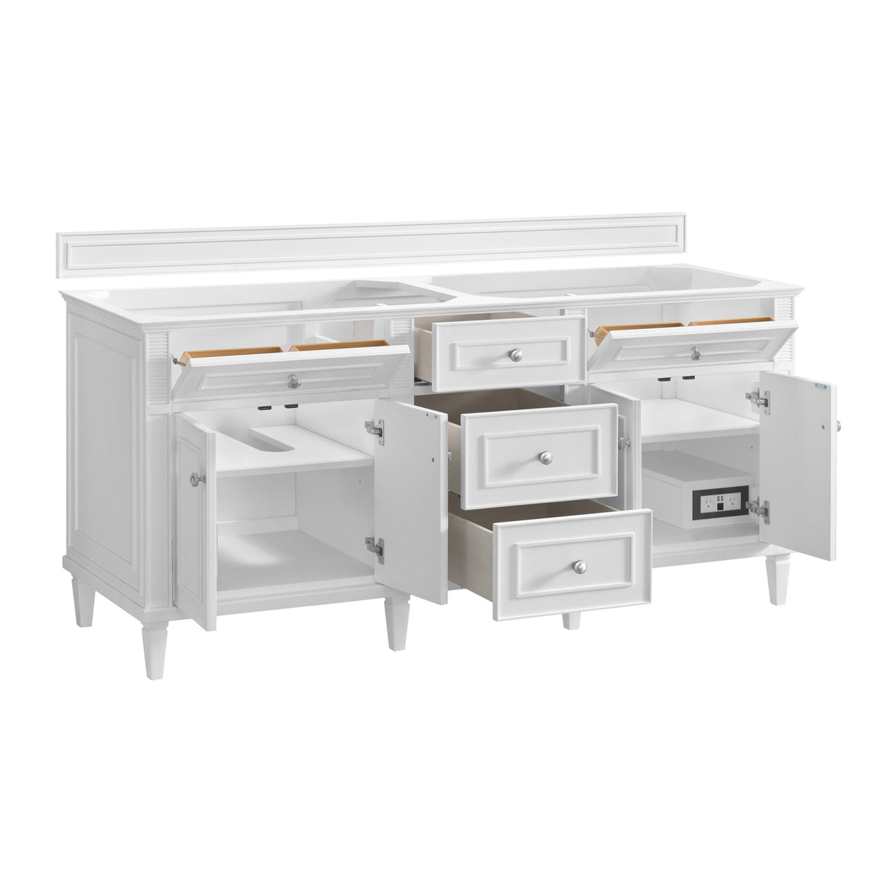 James Martin Lorelai 72" Double Vanity - Luxe Bathroom Vanities