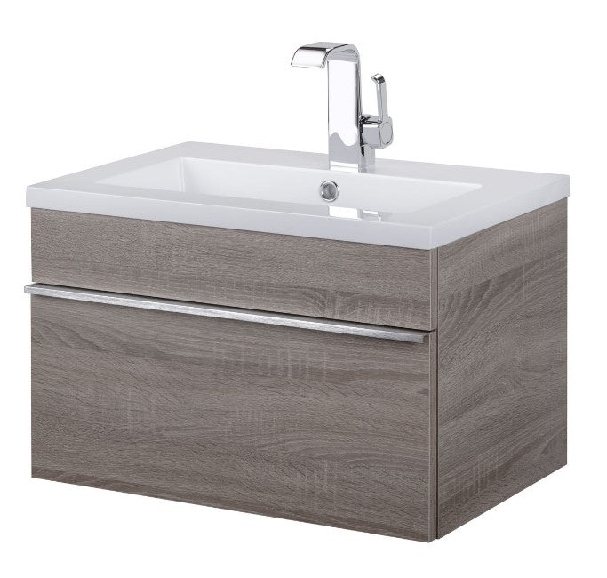 Trough Collection 24" Wall Mount Modern Bathroom Vanity