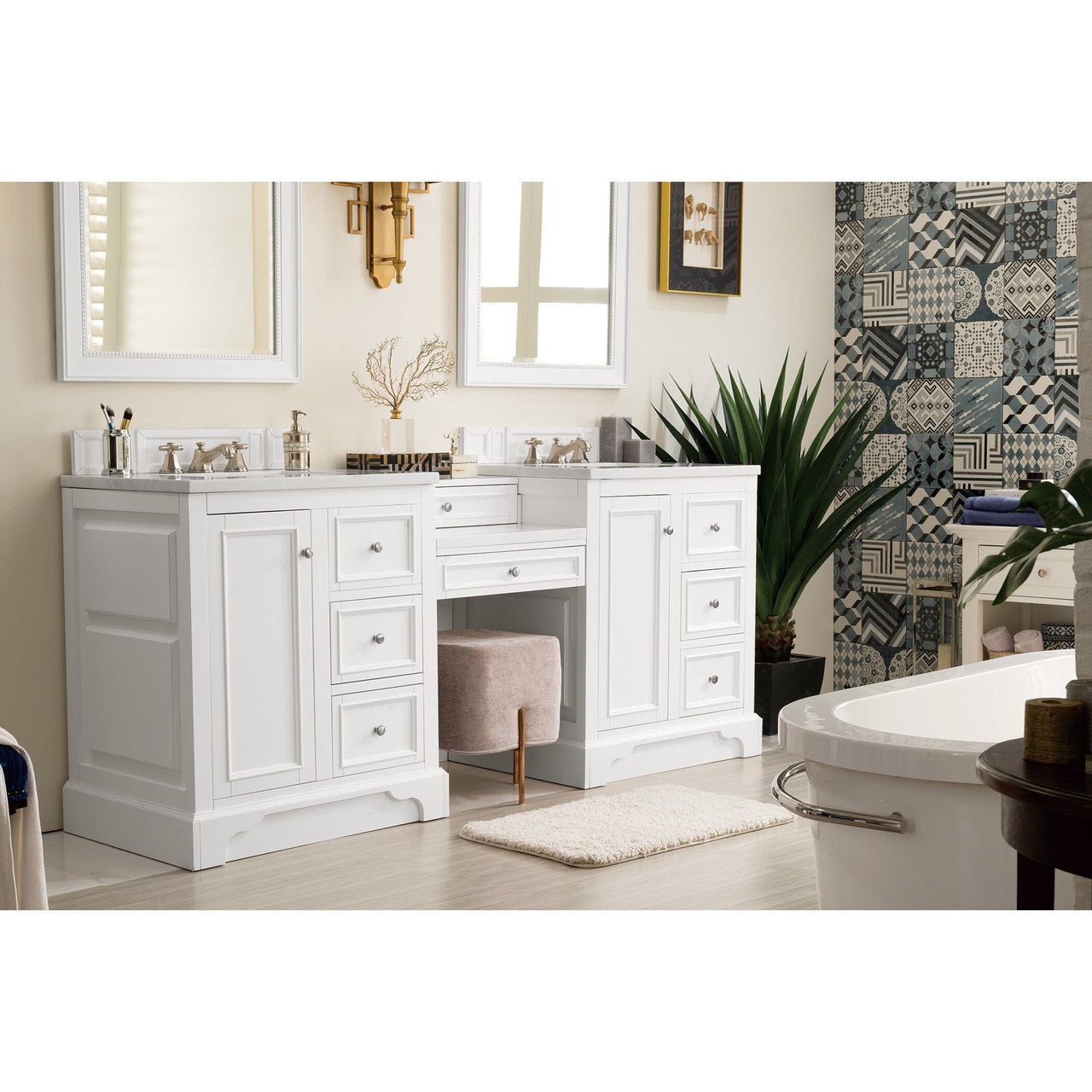 James Martin De Soto 82" Double Vanity Set Vanity James Martin 