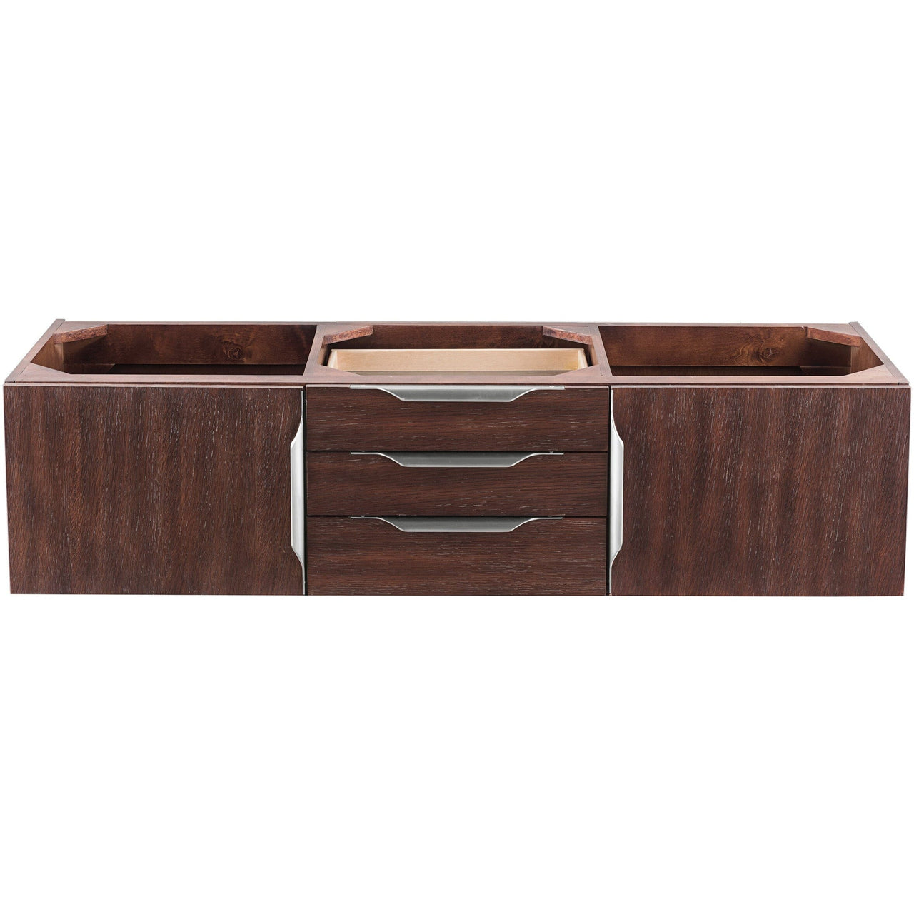 James Martin Mercer Island 59" Double Vanity Vanity James Martin Coffee Oak Cabinet Only 