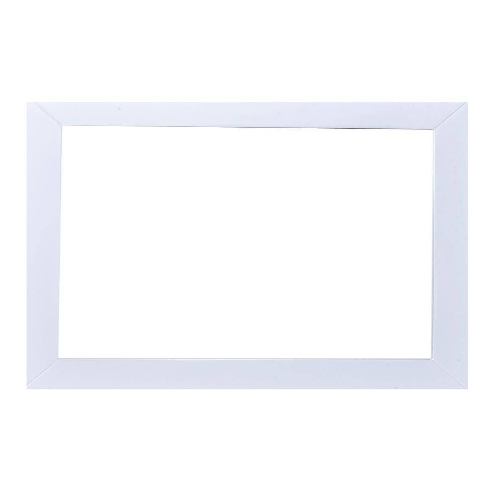 Eviva New York Bathroom Vanity Mirror Full Frame 36X30 Wall Mount Wall Mirror Eviva Espresso 