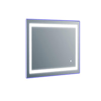 Thumbnail for Eviva EVMR52 Deco Piece Wall Mounted Lighted Bathroom Vanity, Backlit LED Mirror with Frame Lights Bathroom Vanity Eviva 20 X 28 