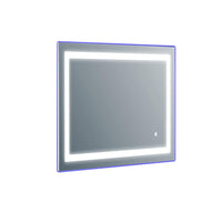 Thumbnail for Eviva EVMR52 Deco Piece Wall Mounted Lighted Bathroom Vanity, Backlit LED Mirror with Frame Lights Bathroom Vanity Eviva 20 X 28 