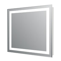Thumbnail for Eviva Lite Wall Mounted Modern Bathroom Vanity Backlit Lighted LED Mirror LED Mirror Eviva 24X30 
