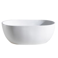 Thumbnail for Eviva Stella Freestanding 61 in. Acrylic Bathtub in White Bathroom Vanity Eviva 