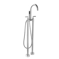 Thumbnail for Eviva Alexa Free Standing Tub Filler in Chrome Finish Bathroom Vanity Eviva 
