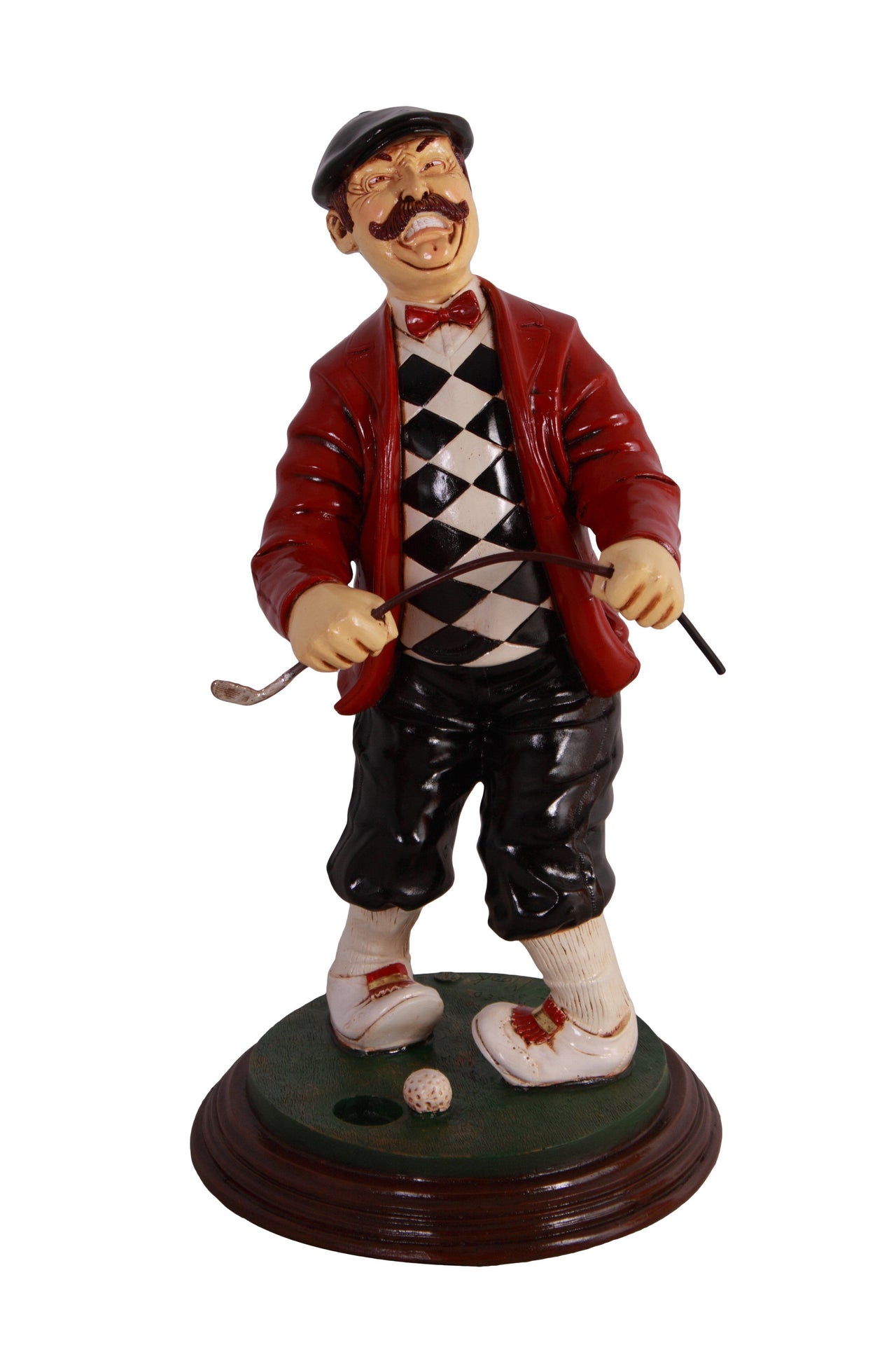 AFD Frustrated Golfer Statuary AFD Multi-Colored 
