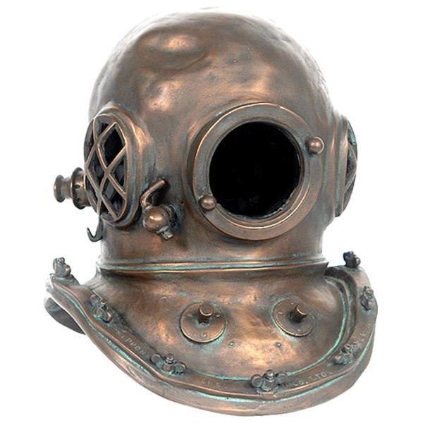 AFD Diving Helmet Statuary AFD Copper 