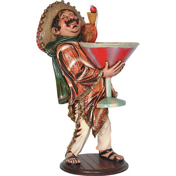 AFD Mexican Cocktail Waiter Statuary AFD Multi-Colored 
