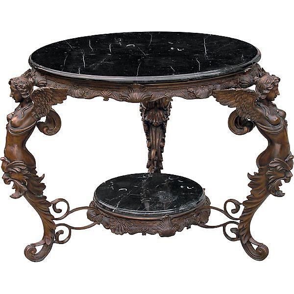 AFD Winged Lady Table Antiqued Finish Tables AFD Antique 