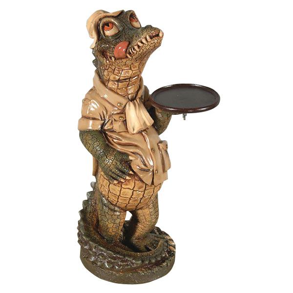 AFD Crocodile Butler 2 foot Décor AFD Multi-Colored 
