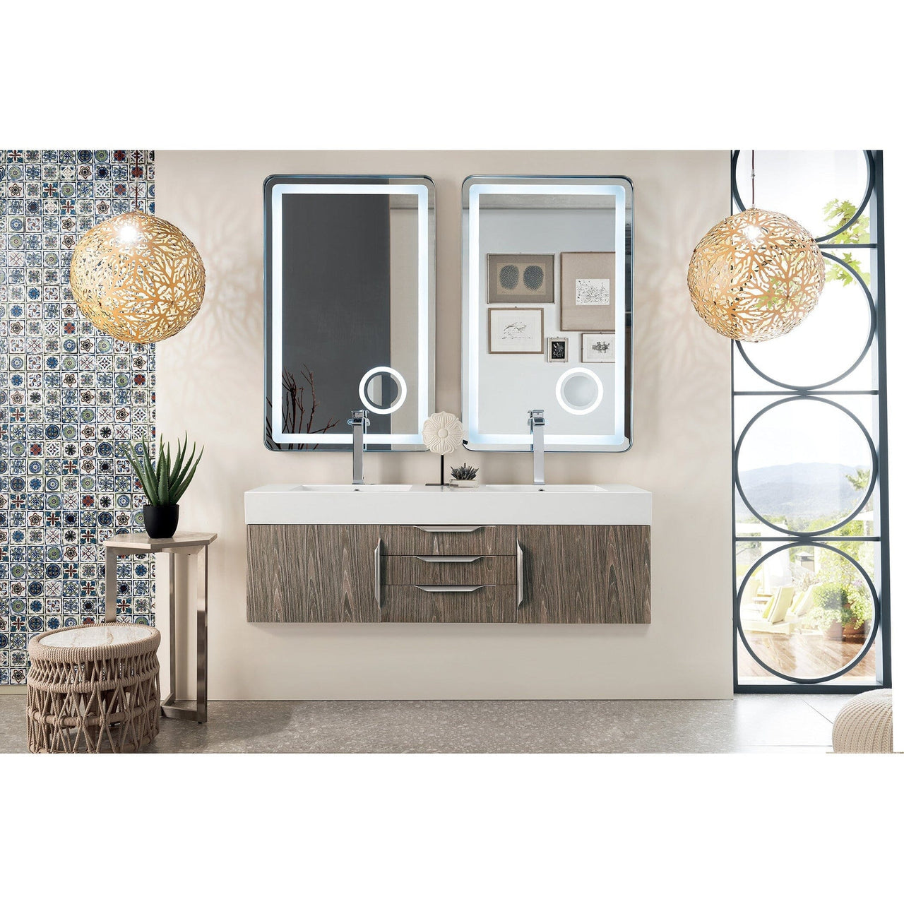 James Martin Mercer Island 59" Double Vanity Vanity James Martin 