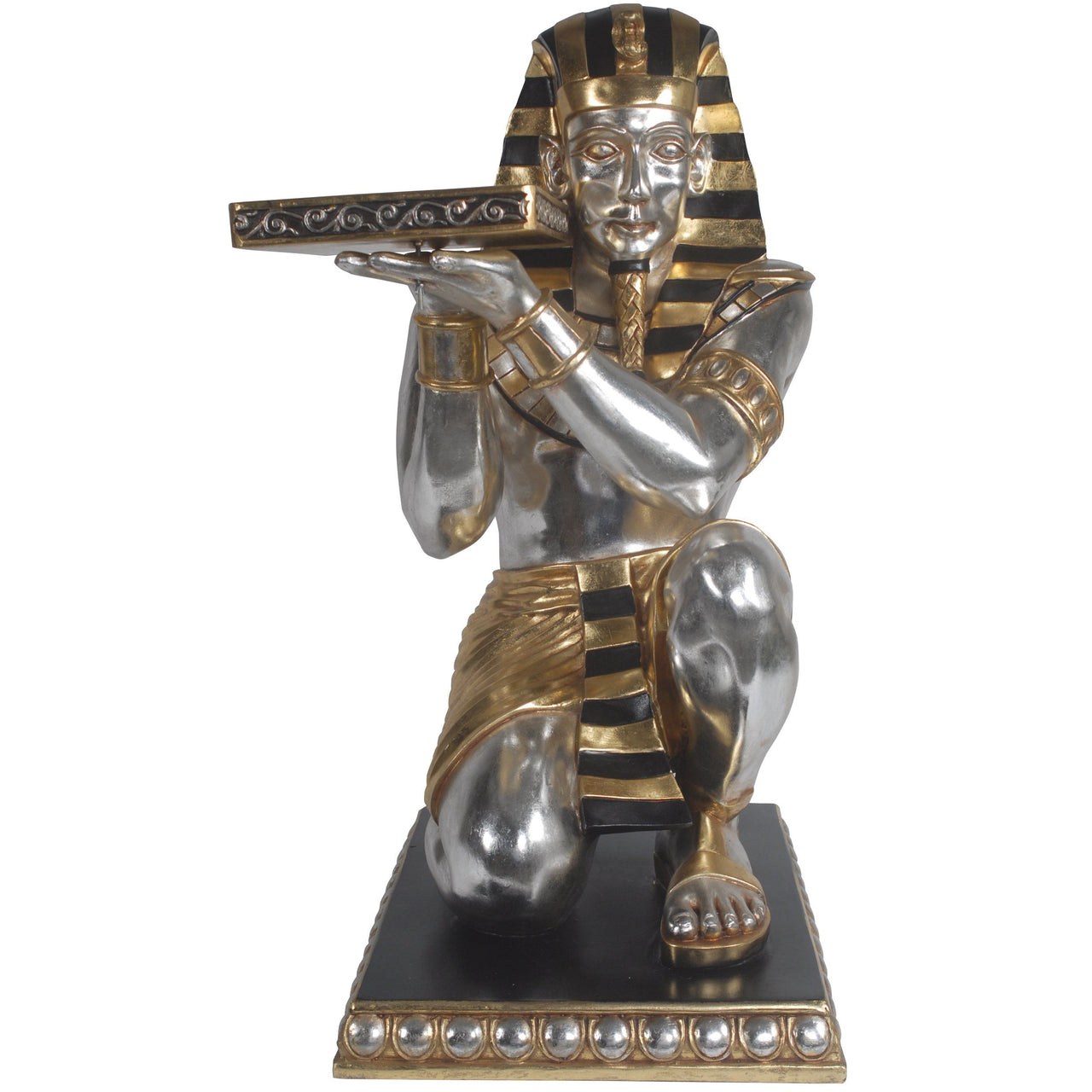 AFD Kneeling King Tut with Tray Statuary AFD Gold 