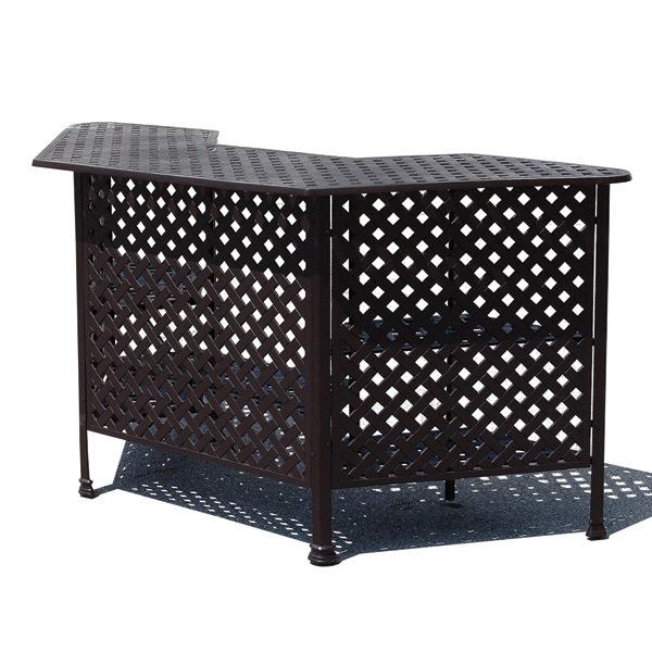AFD Savannah Outdoor Aluminum Bar Bar and Wine AFD Brown 
