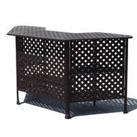 Thumbnail for AFD Savannah Outdoor Aluminum Bar Bar and Wine AFD Brown 