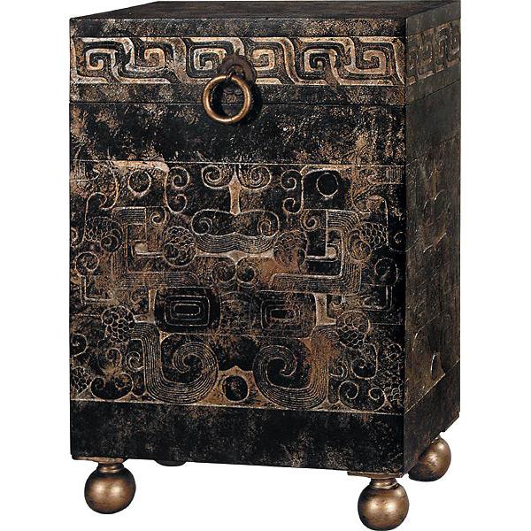 AFD Bali Side Trunk Table Boxes AFD Multi-Colored 
